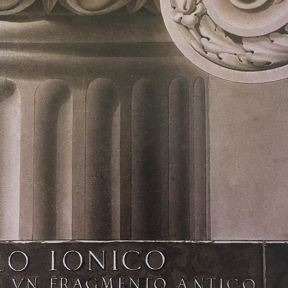 Vintage 90s architecture Poster Roman Ionic Capital 1995/ NWOT​ - Picture 11 of 13